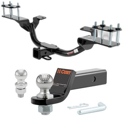2008-2013 Mercedes-Benz GL550 All CURT Class 3 Hitch, 2" Receiver + 2" Ball + 1-7/8" Ball Kit
