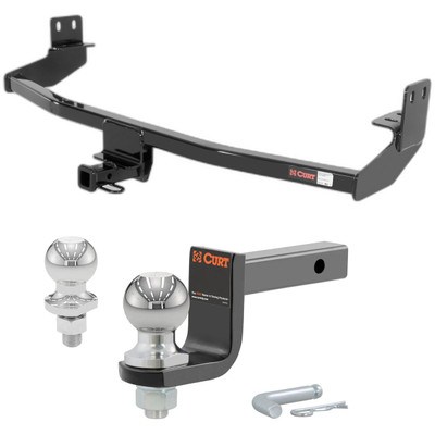 2001-2010 Chrysler PT Cruiser All Class 1 Trailer Hitch, 1-1/4" Receiver + 2" Ball + 1-7/8" Ball Kit