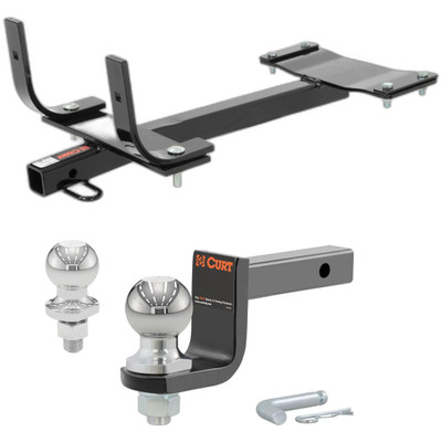 1999-2000 BMW 328i Sedan Class 1 Trailer Hitch, 1-1/4" Receiver + 2" Ball + 1-7/8" Ball Kit