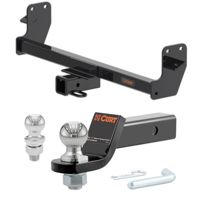 2022-2025 Mitsubishi Eclipse Cross All CURT Class 3 Trailer Hitch, 2" Receiver + 2" Ball + 1-7/8" Ball Kit