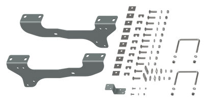 B&W Trailer Hitches Custom Installation Brackets For Universal Mounting Rails For Some GM Trucks Fifth Wheel Trailer Hitch Bracket BQVLRVR2503