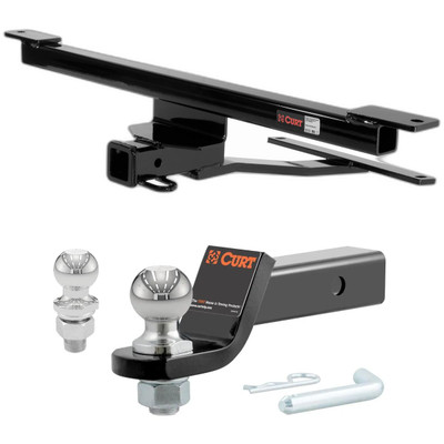 2006-2007 Mercedes-Benz R500 All CURT Class 3 Trailer Hitch, 2" Receiver + 2" Ball + 1-7/8" Ball Kit