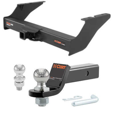 1999-2016 Ford F-350 Super Duty Excluding Cab & Chassis Xtra Duty CURT Class 5 Trailer Hitch, 2" Receiver + 2" Ball + 1-7/8" Ball Kit