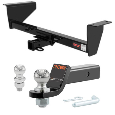 2001-2006 Mitsubishi Montero All CURT Class 3 Trailer Hitch, 2" Receiver + 2" Ball + 1-7/8" Ball Kit