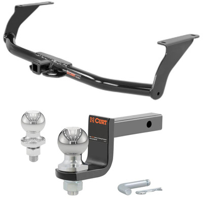 2014-2018 Mazda 3 Hatchback Class 1 Trailer Hitch, 1-1/4" Receiver + 2" Ball + 1-7/8" Ball Kit