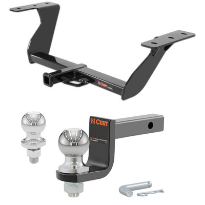 2014-2018 Subaru Forester 2.5i Touring Class 2 Trailer Hitch, 1-1/4" Receiver + 2" Ball + 1-7/8" Ball Kit