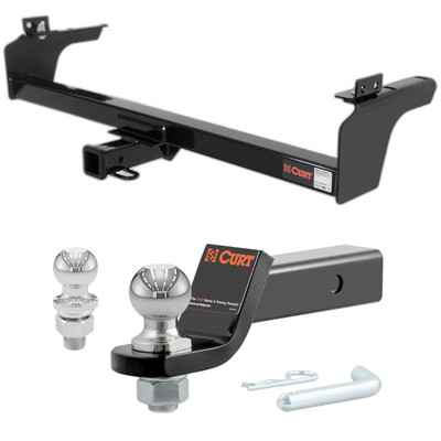 1993-1998 Toyota T100 4WD ONLY CURT Class 3 Trailer Hitch, 2" Receiver + 2" Ball + 1-7/8" Ball Kit
