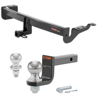 2017-2018 Toyota Corolla iM Base Class 1 Trailer Hitch, 1-1/4" Receiver + 2" Ball + 1-7/8" Ball Kit