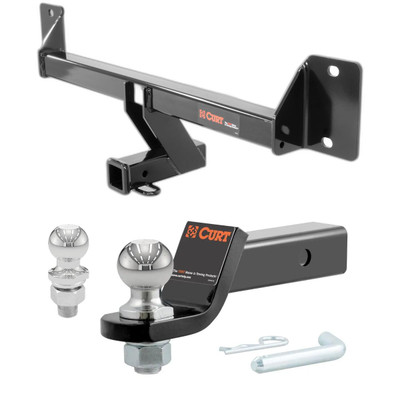 2017-2020 Mercedes-Benz GLC43 AMG All CURT Class 3 Trailer Hitch, 2" Receiver + 2" Ball + 1-7/8" Ball Kit