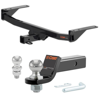 2020-2025 Volkswagen Atlas Cross Sport All CURT Class 3 Trailer Hitch, 2" Receiver + 2" Ball + 1-7/8" Ball Kit