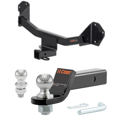 2022-2023 Chevrolet Bolt EUV All CURT Class 3 Trailer Hitch, 2" Receiver + 2" Ball + 1-7/8" Ball Kit