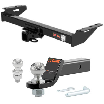 1984-2001 Jeep Cherokee All CURT Class 3 Hitch, 2" Receiver + 2" Ball + 1-7/8" Ball Kit