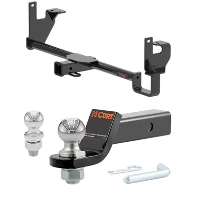 2019-2022 Lexus UX200 All CURT Class 3 Trailer Hitch, 2" Receiver + 2" Ball + 1-7/8" Ball Kit