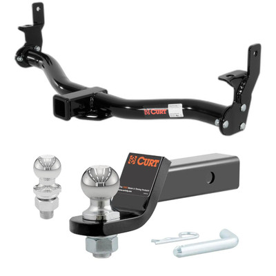 2001-2005 Ford Explorer Sport Trac All CURT Class 3 Trailer Hitch, 2" Receiver + 2" Ball + 1-7/8" Ball Kit