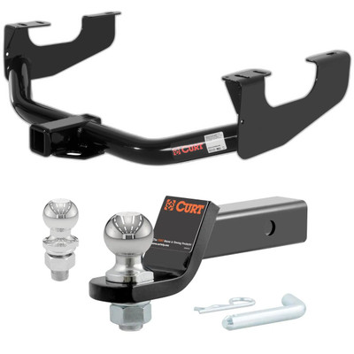2004 Ford F-150 Heritage All CURT Class 3 Trailer Hitch, 2" Receiver + 2" Ball + 1-7/8" Ball Kit