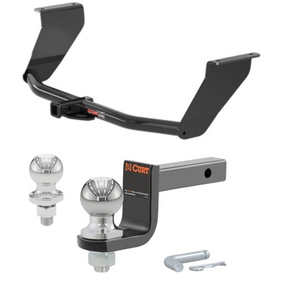 2012 Hyundai Genesis 5.0 Class 2 Trailer Hitch, 1-1/4" Receiver + 2" Ball + 1-7/8" Ball Kit