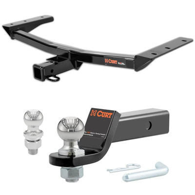 2016-2019 Lexus RX350 All CURT Class 3 Trailer Hitch, 2" Receiver + 2" Ball + 1-7/8" Ball Kit