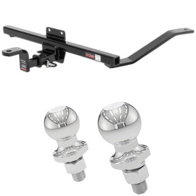 2003-2011 Saab 9-3 Sedan or Convertible with Single Exhaust Class 1 Trailer Hitch, 1-1/4" Ball Mount