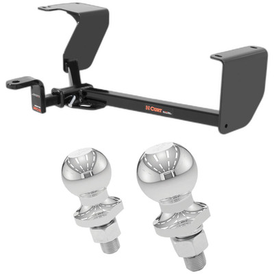2012-2019 Fiat 500 Excluding Abarth models Class 1 Trailer Hitch, 1-1/4" Ball Mount