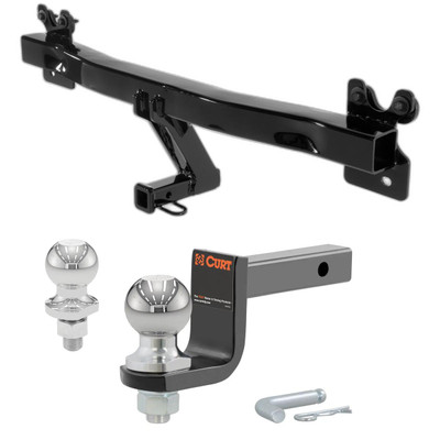 2009-2016 Volvo XC70 All Class 2 Hitch, 1-1/4" Receiver + 2" Ball + 1-7/8" Ball Kit