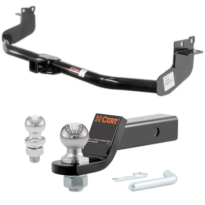 2017 Nissan Quest SV CURT Class 3 Trailer Hitch, 2" Receiver + 2" Ball + 1-7/8" Ball Kit