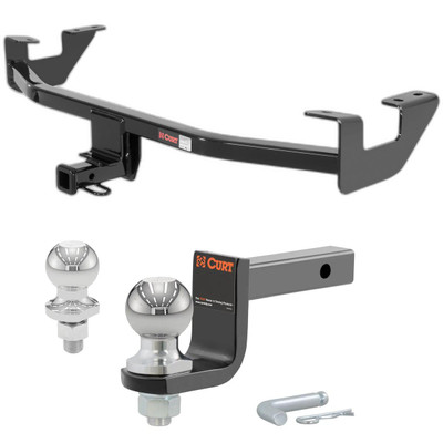 2010-2013 Mazda 3 5-Door, Including Sport and Speed Class 1 Trailer Hitch, 1-1/4" Receiver + 2" Ball + 1-7/8" Ball Kit