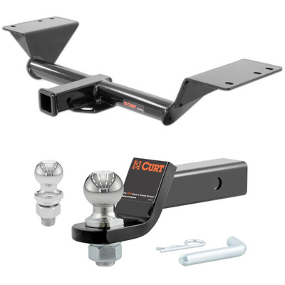 2020-2023 GMC Acadia Excluding AT4 CURT Class 3 Trailer Hitch, 2" Receiver + 2" Ball + 1-7/8" Ball Kit