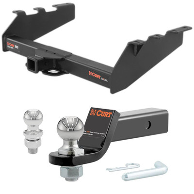 1994-1998 Dodge Ram 2500 With factory bumper Xtra Duty CURT Class 5 Trailer Hitch, 2" Receiver + 2" Ball + 1-7/8" Ball Kit
