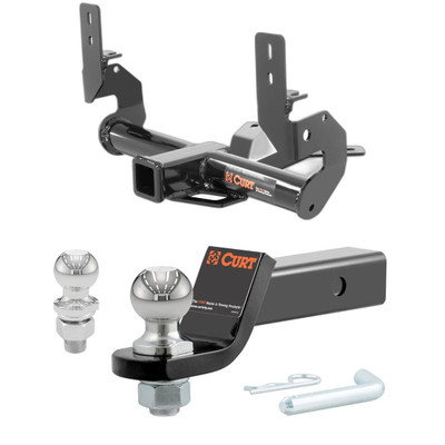 2015-2018 Porsche Macan All CURT Class 3 Trailer Hitch, 2" Receiver + 2" Ball + 1-7/8" Ball Kit