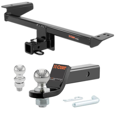 2012-2015 Land Rover Range Rover Evoque Prestige, Sport Utility CURT Class 3 Trailer Hitch, 2" Receiver + 2" Ball + 1-7/8" Ball Kit