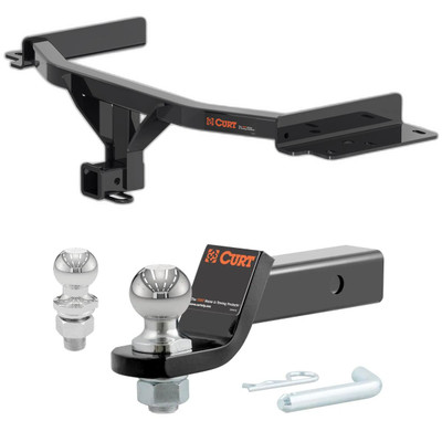 2020-2024 Lincoln Aviator All CURT Class 3 Trailer Hitch, 2" Receiver + 2" Ball + 1-7/8" Ball Kit