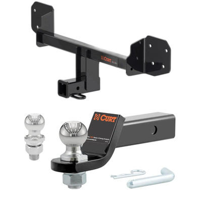 2010-2019 Subaru Outback All CURT Class 3 Trailer Hitch, 2" Receiver + 2" Ball + 1-7/8" Ball Kit