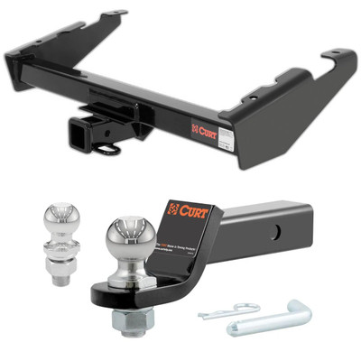 1973-1986 Chevrolet C20 Suburban All CURT Class 3 Trailer Hitch, 2" Receiver + 2" Ball + 1-7/8" Ball Kit