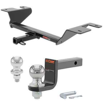 2015 Chevrolet Cruze LT Class 1 Trailer Hitch, 1-1/4" Receiver + 2" Ball + 1-7/8" Ball Kit