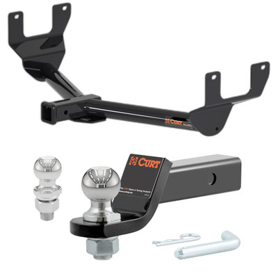 2015-2017 Lexus NX200t All CURT Class 3 Trailer Hitch, 2" Receiver + 2" Ball + 1-7/8" Ball Kit