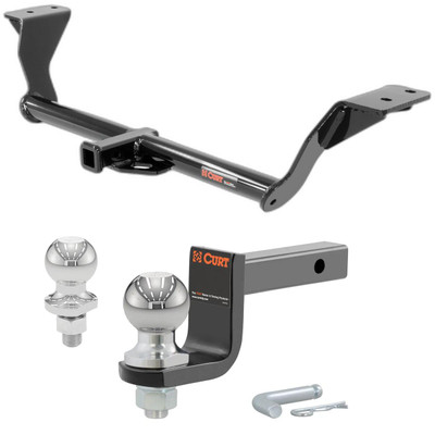 2015-2021 Volkswagen Golf All Class 1 Trailer Hitch, 1-1/4" Receiver + 2" Ball + 1-7/8" Ball Kit