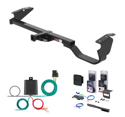 1995 - 2004 Toyota Avalon Curt 1-1/4" Class 2 Trailer Tow Hitch + 5-Flat Wiring Kit Tow Boat/Utility Trailer with Surge Brakes 12339