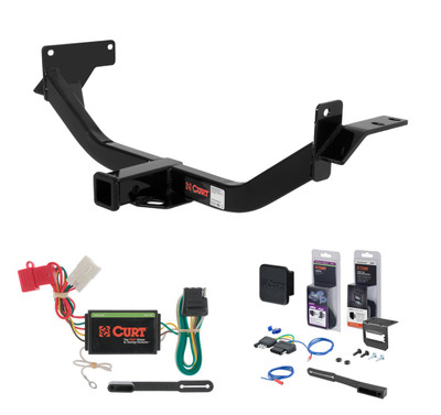 2006 - 2011 Mitsubishi Endeavor Curt 2" Class 3 Trailer Tow Hitch + 5-Flat Wiring Kit Tow Boat/Utility Trailer with Surge Brakes 13113