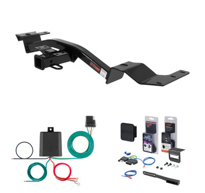 2003 - 2007 Toyota Sequoia Curt 2" Class 3 Trailer Tow Hitch + 5-Flat Wiring Kit Tow Boat/Utility Trailer with Surge Brakes 13440