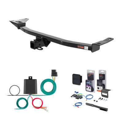 2008 - 2009 Mercury Sable Sedan Curt 2" Class 3 Trailer Tow Hitch + 5-Flat Wiring Kit Tow Boat/Utility Trailer with Surge Brakes 13542