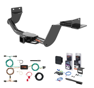 2016 - 2020 Kia Sorento SX Limited 2.0L and EX 2.0L models only Curt 2" Class 3 Trailer Tow Hitch + 5-Flat Wiring Kit Tow Boat/Utility Trailer with Surge Brakes 13195