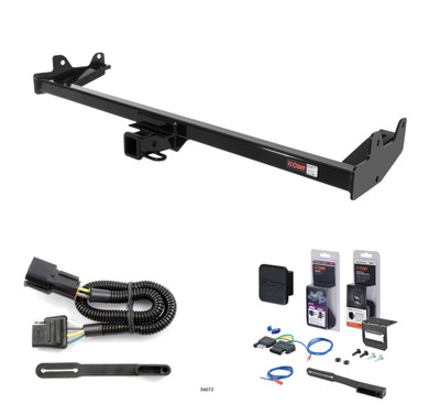 2004 - 2007 Mercury Monterey Van Curt 2" Class 3 Trailer Tow Hitch + 5-Flat Wiring Kit Tow Boat/Utility Trailer with Surge Brakes 13587-1
