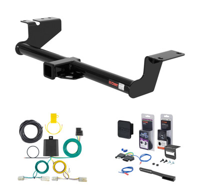 2006 - 2007 Nissan Murano Curt 2" Class 3 Trailer Tow Hitch + 5-Flat Wiring Kit Tow Boat/Utility Trailer with Surge Brakes 13571