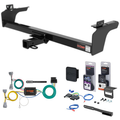 93 - 98 Toyota T100 4WD Curt 2" Class 3 Trailer Tow Hitch + 5-Flat Wiring Kit 13045