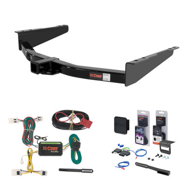 2012 - 2021 Nissan NV1500 Curt 2" Class 3 Trailer Tow Hitch + 5-Flat Wiring Kit Tow Boat/Utility Trailer with Surge Brakes 13109
