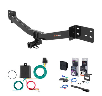 2012 - 2017 Lexus LS460 Curt 1-1/4" Class 2 Trailer Tow Hitch + 5-Flat Wiring Kit Tow Boat/Utility Trailer with Surge Brakes 12114