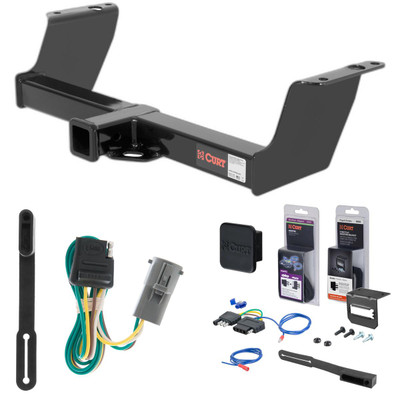 98 - 01 Mazda B3000 00 - 05 models are no drill Curt 2" Class 3 Trailer Tow Hitch + 5-Flat Wiring Kit Tow Boat/Utility Trailer with Surge Brakes 13019