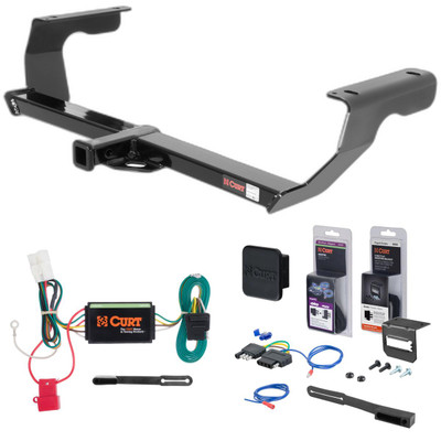 10 - 11 Subaru Impreza Outback Sport Excluding Canadian built models Curt 1-1/4" Class 1 Trailer Tow Hitch + 5-Flat Wiring Kit Tow Boat/Utility Trailer with Surge Brakes 11315