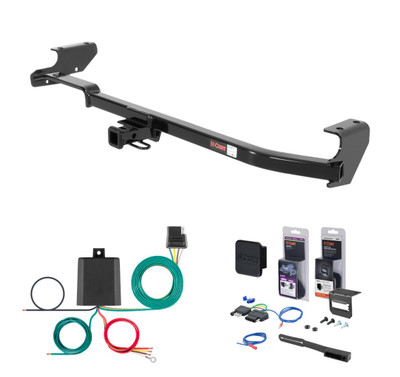 1993 - 2003 Subaru Impreza Wagon Curt 1-1/4" Class 1 Trailer Tow Hitch + 5-Flat Wiring Kit Tow Boat/Utility Trailer with Surge Brakes 11318