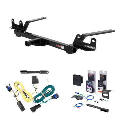 2004 - 2007 Chevrolet Malibu Sedan Curt 1-1/4" Class 2 Trailer Tow Hitch + 5-Flat Wiring Kit Tow Boat/Utility Trailer with Surge Brakes 12272